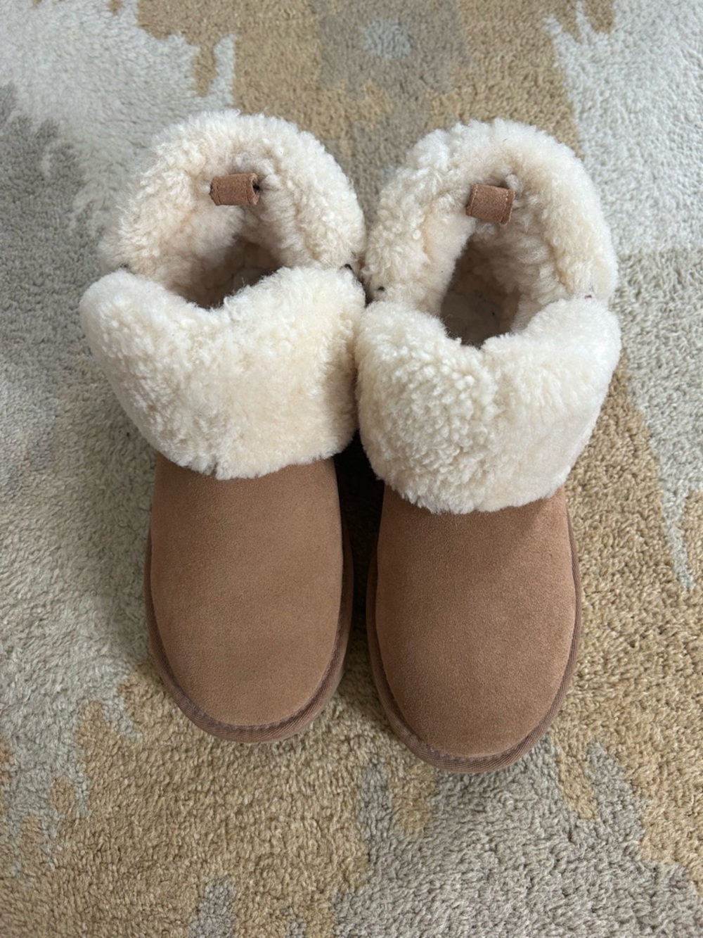 UGG Classic Mini Braid Boots Chestnut Brown NWOB Sz 8 - Picture 3 of 8